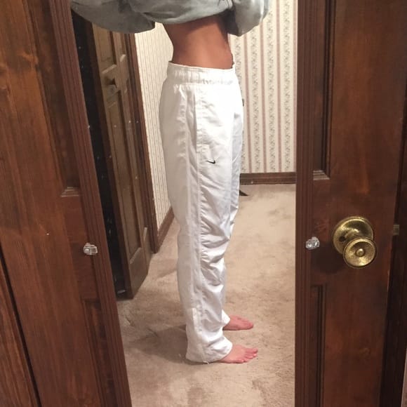 White Nike Pants